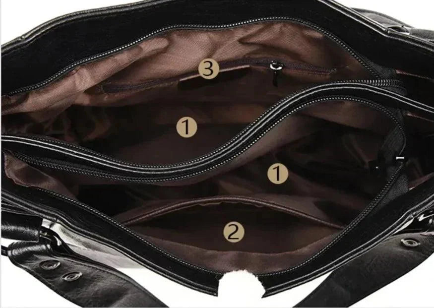 Amélie Paris | Sac à main en cuir véritable