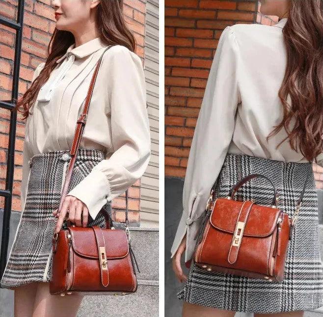 Céleste Rivoli | Sac à main en cuir véritable