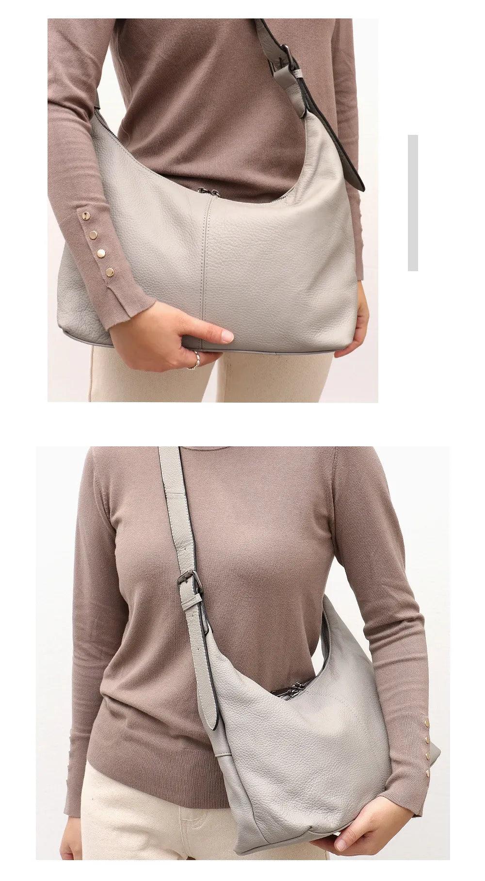 Inès Paris | Sac besace en cuir véritable