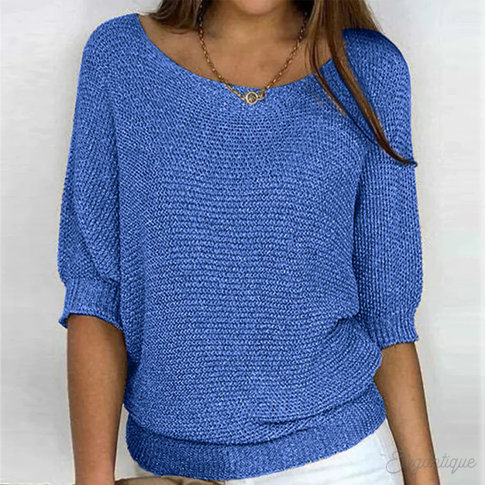 Denise | Pull torsadé en maille