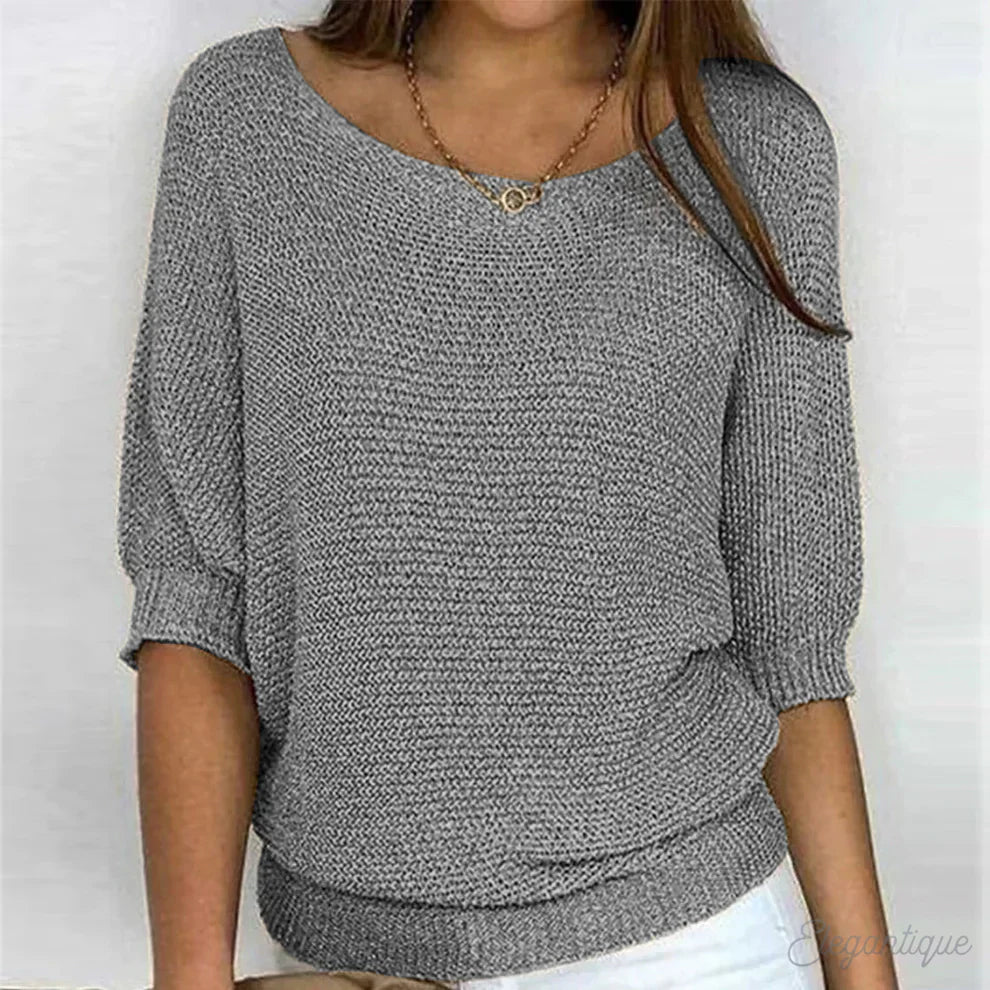 Denise | Pull torsadé en maille