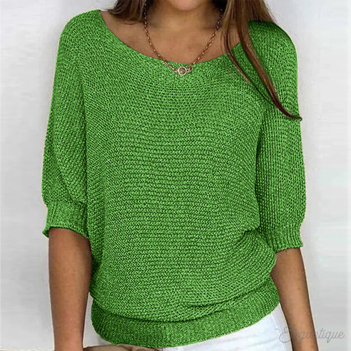 Denise | Pull torsadé en maille