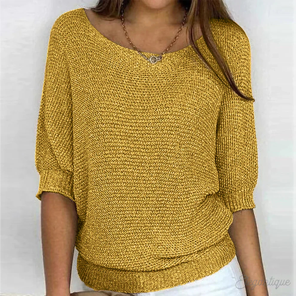 Denise | Pull torsadé en maille