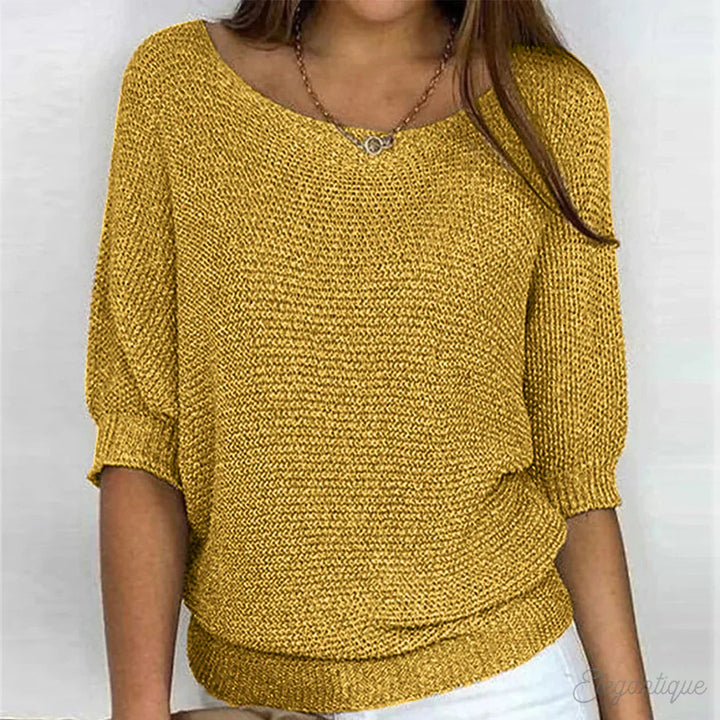 Denise | Pull torsadé en maille