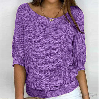 Denise | Pull torsadé en maille