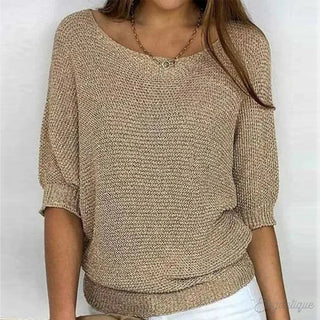 Denise | Pull torsadé en maille