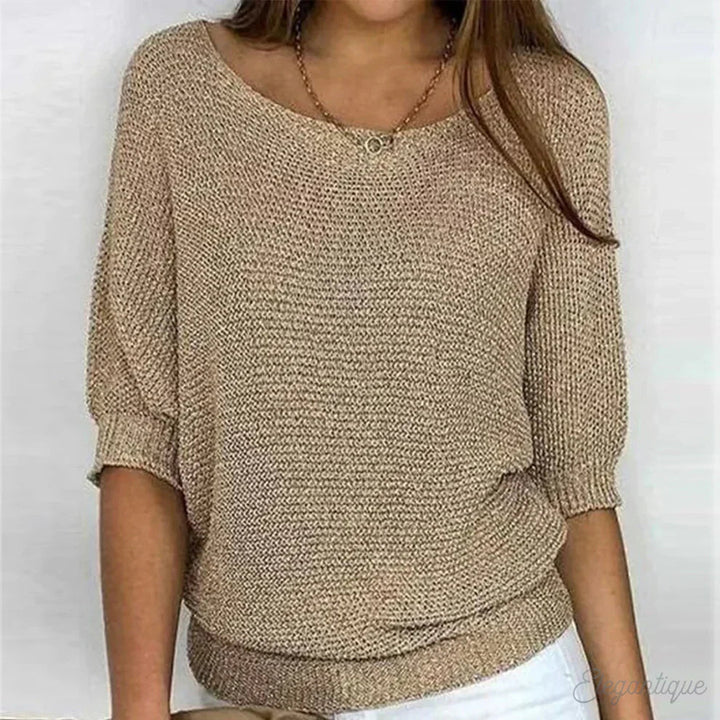 Denise | Pull torsadé en maille