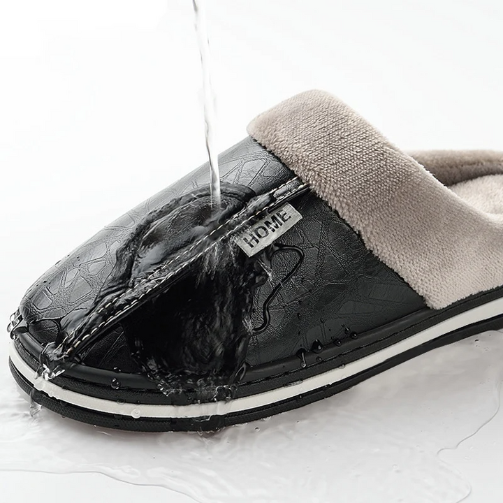 Chaussons d’intérieur chauds et rembourrés