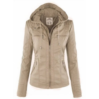 Élodie | Veste en similicuir