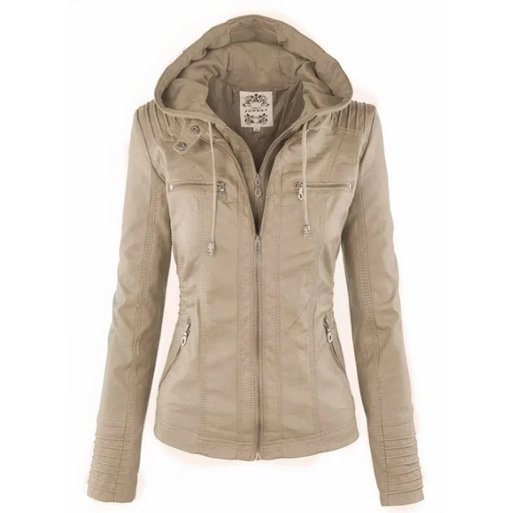 Élodie | Veste en similicuir