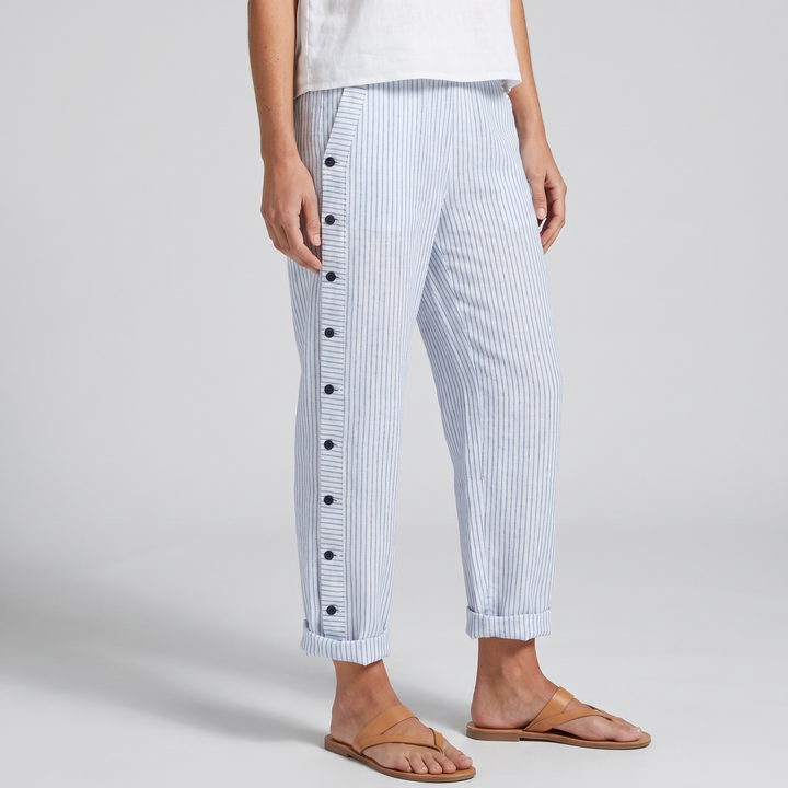 Rosalie | Pantalon rayé décontracté