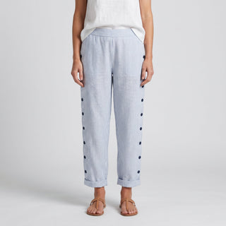 Rosalie | Pantalon rayé décontracté