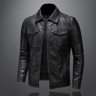 Henri | Veste en cuir coupe tailleur